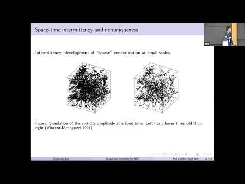 Uniqueness threshold for the Navier-Stokes equations - Xiaoyutao Luo