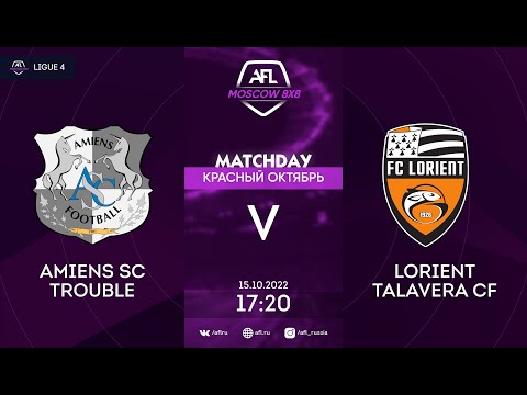AFL22. France. Ligue 4. Day 16 AMIENS SC Trouble - Lorient Talavera CF