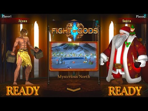 Fight of Gods - Kung Fu Jesus vs. Santa Claus :P