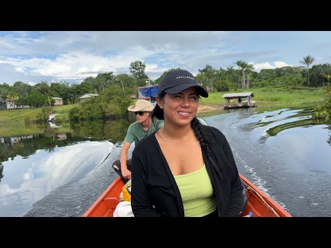Three hours of sailing through the dense Amazon rainforest!