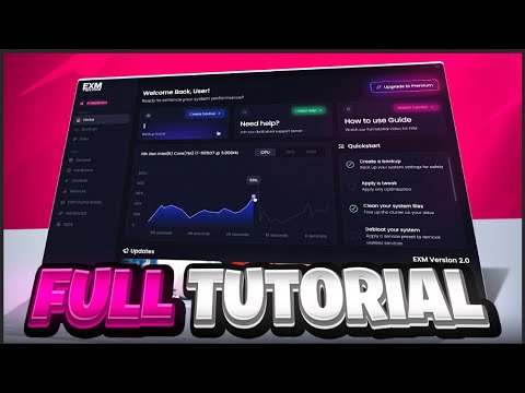 *FULL* EXM Premium Tutorial (Boost FPS, Lower Input Delay)