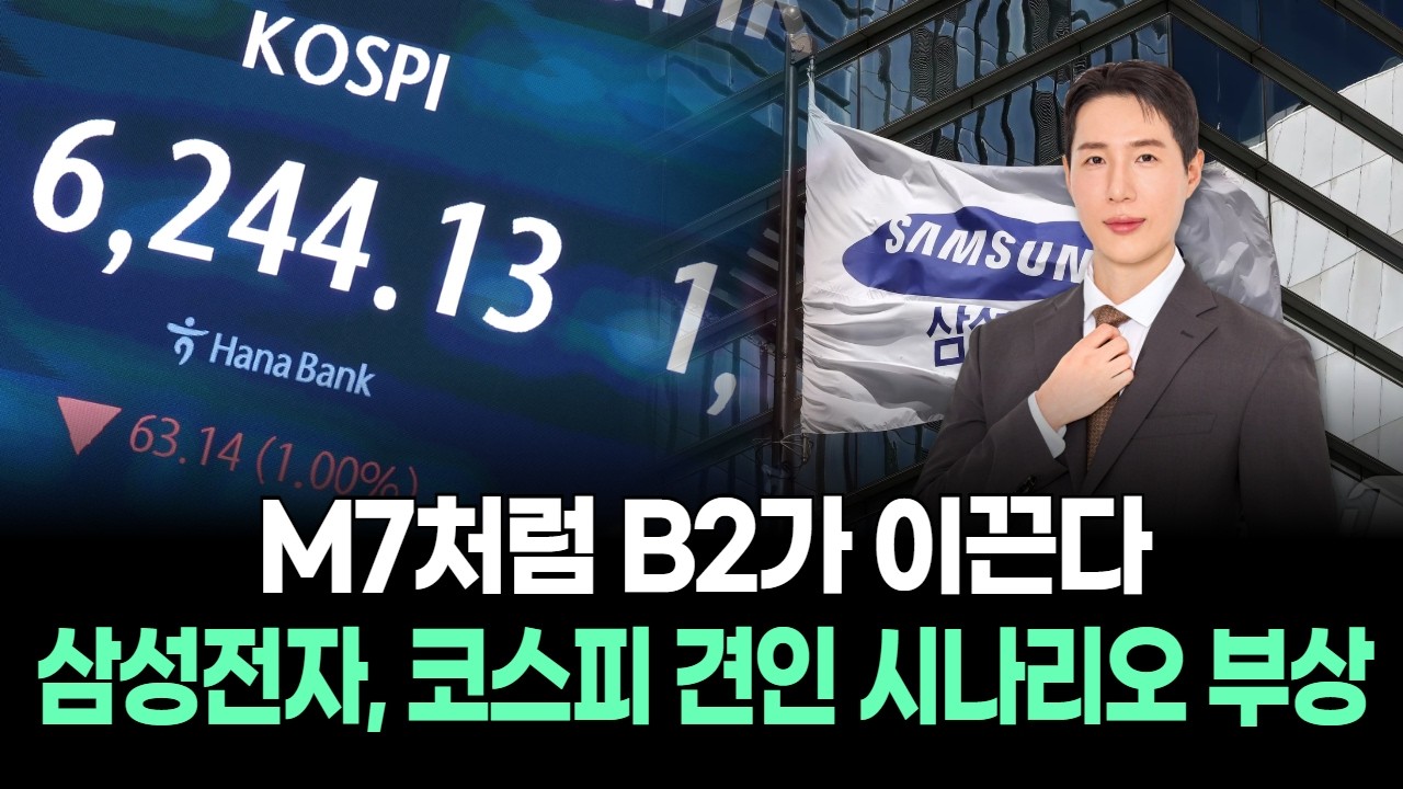 M7처럼 B2가 이끈다… 삼성전자, 코스피 견인 시나리오 부상