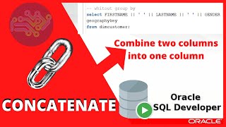 ORACLE SQL TUTORIAL: How to COMBINE Two Columns into one COLUMN | CONCATENATE TWO COLUMNS