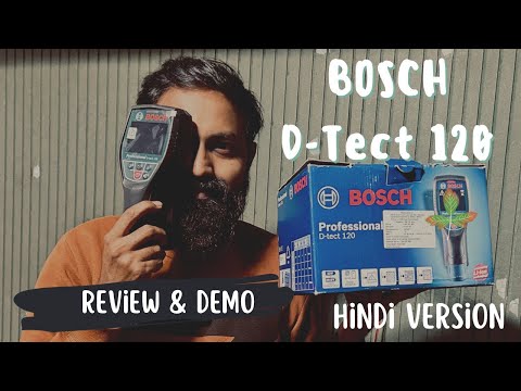 BOSCH D-tect 120 Electrical & Water Line Detector Unboxing & Review | Know what's inside the wall
