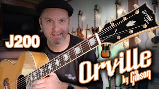Video thumbnail for Orville By Gibson J200 - Review - Gear Cave by Gear Cave