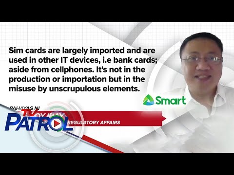 Smart Communications sinagot ang isyu na nagagamit sa scam ang mga rehistradong SIM Card TV Patrol