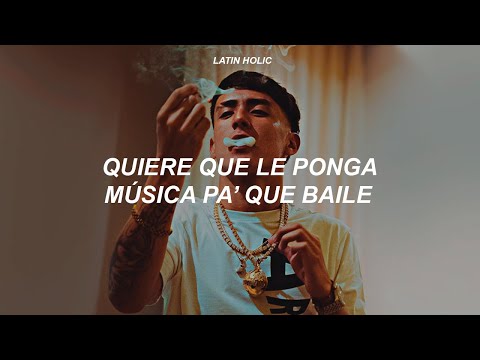 Yng Lvcas - LA BEBE (Letra) || quiere que le ponga música pa' que baile hasta abajo la bebé