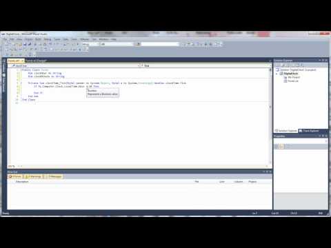 Visual Basic Programming Digital Clock