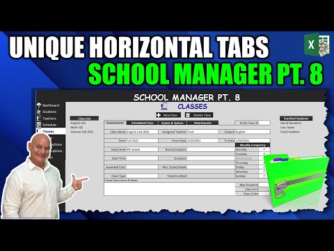 How To Quickly Create Excel Forms As We Add A Complete Teachers Feature School Manager Pt 7