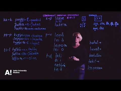 Finnish Language: Consonant changes