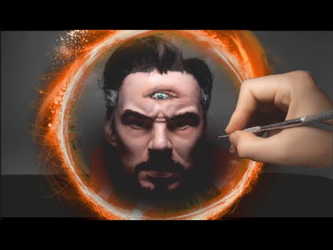 Sculpting Doctor Strange Timelapse - Doctor Strange in the Multiverse of Madness 닥터스트레인지 만들기!