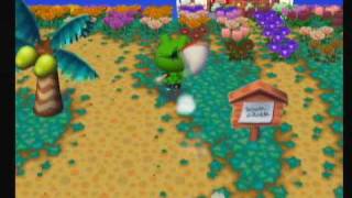 Animal Crossing City Folk - Catching a Peacock Butterfly