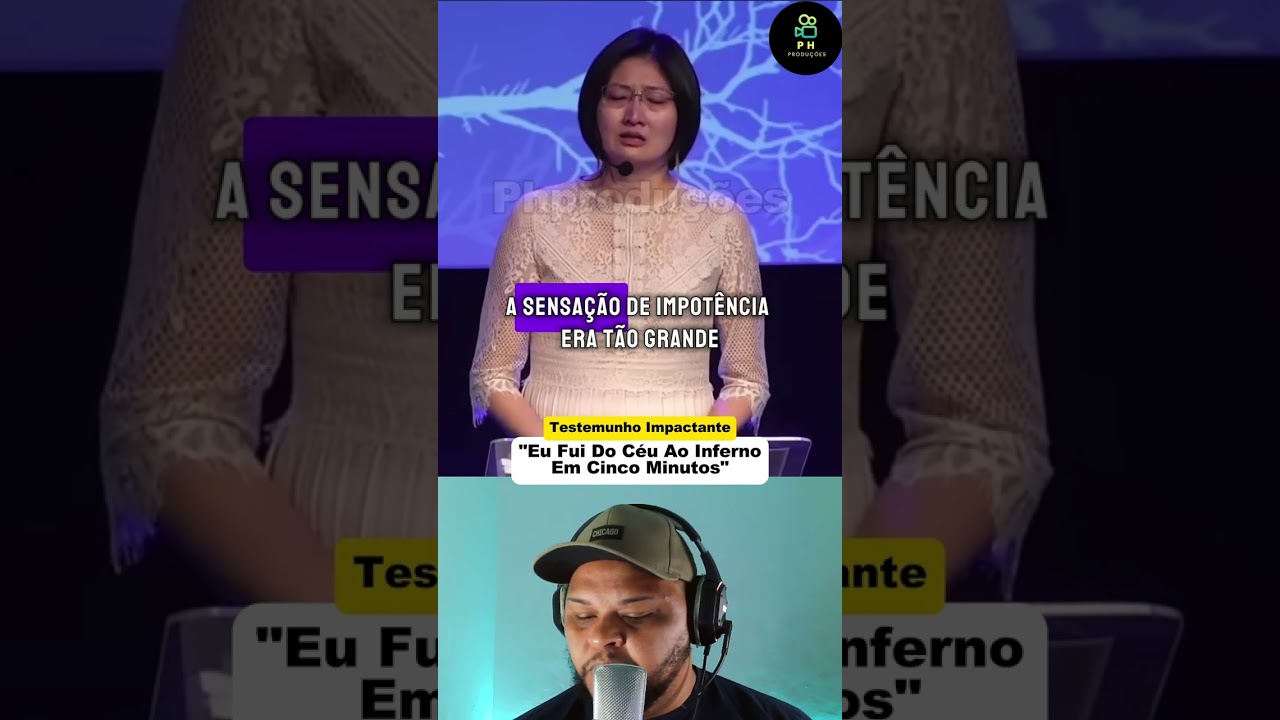 ✅"EU FUI DO CÉU AO INFERNO EM 5 MINUTOS" 😭 VOCE VAI CHORAR COM ESSE TESTEMUNHO ✔️