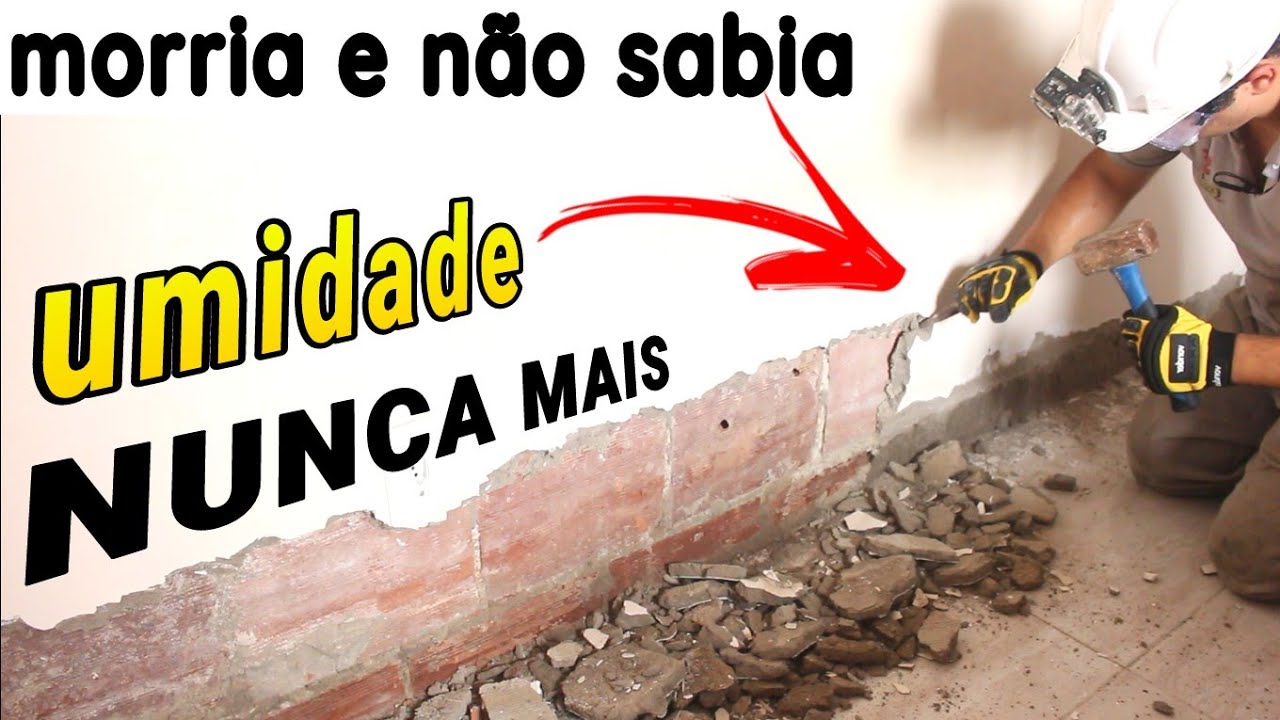 COMO RESOLVER UMIDADE NO RODAPÉ - MÉTODO que Acaba com INFILTRAÇÃO PRA SEMPRE !! VEJA TUDO AQUI...