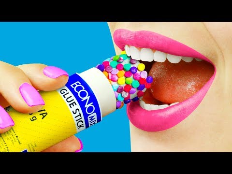 8 Edible School Supplies / Funny Pranks!