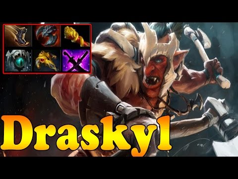 Dota 2 - Draskyl Plays Troll Warlord Vol 1- Pub Match Gameplay!