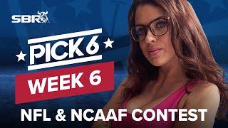 NFL Week 6 Picks 🏈 | Chiefs Bounce Back: Kelsey Kramer's SBR's Pick 6 Contest ﻿Picks