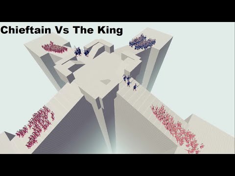 206v100 Chieftain Vs The King TABS | TOTALLY ACCURATE BATTLE SIMULATOR