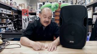 Video thumbnail for Review of the Gemini AS-10TOGO 10" portable Battery powered PA speaker by expert island