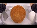 Crazy Coconut Ice Cream Rolls Transformation ASMR