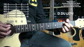 Wide Open The Chemical Brothers Ft Beck Guitar Lesson EricBlackmonMusicHD YouTube