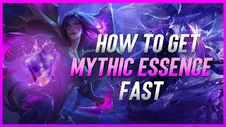 How To Get the NEW  Mythic Essence FAST in League of Legends Season 13 (Very Fast!)