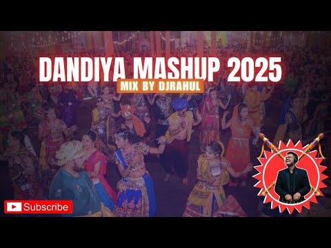 Best Dandiya Mashup 2025 | Garba Night Special DJ Mix | Garba songs | DJRahul