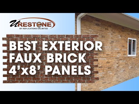 Best Exterior Faux Brick Panels - Urestone Faux Brick Panels