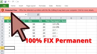 How to Disable Protected View in Excel Permanently