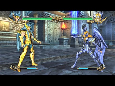 Aquarius Camus vs Cygnus Hyoga God Cloth (Hardest AI) - Saint Seiya: Soldiers' Soul
