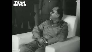 Original Video of Netaji Subhas Chandra Bose discu