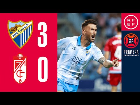 Resumen #PrimeraFederación | Málaga CF 3-0 Club Recreativo Granada | Jornada 4, Grupo 2