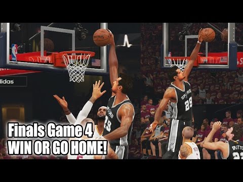 NBA 2K15 Center Ep 51: Finals Game 4 ALL IN! WIN OR GO HOME!