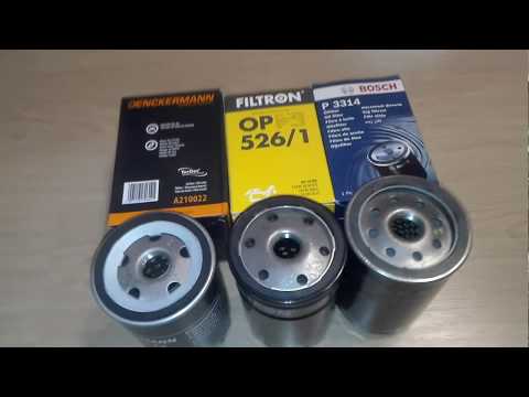 VW Golf VI 1.6 Filtr oleju Denckermann, Filtron oraz Bosch małe porównanie