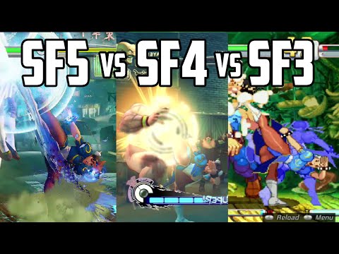 SFV vs SFIV vs SFIII