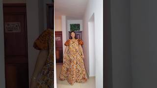 Long Ankara Gown Dress #zamakalefashion #latestafricaprint #africanfashion
