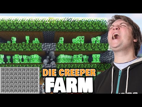 Insane Minecraft Creeper Farm - Must Watch Now!