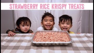 Making Strawberry Rice Krispy Treats | April&#39;s Beautiful Mess