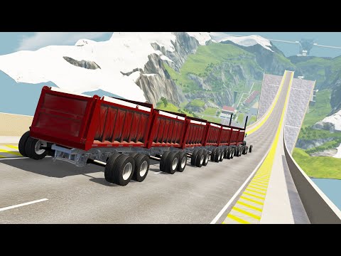 High speed freaky jumps #70 - Beamng Drive