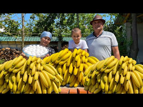 DELICIOUS CAKE and DESSERT from 20 KG BANANA | DO IT QUICKLY and EASILY with GRANDMA