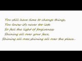 Jamie Winchester -It's your life lyrics 