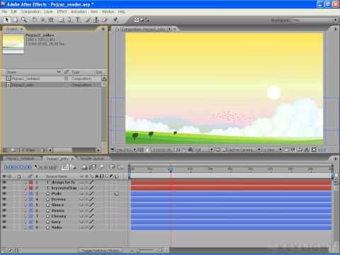 Kurs After Effects II.  110.  Rendering i eksport do Flash Video