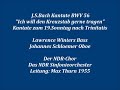 Bach Kantate BWV 56 Ich will den Kreuzstab gerne tragen, Max Thurn, Laurence Winters 1955