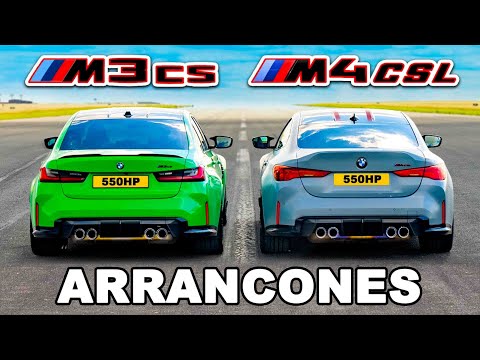 BMW M4 CSL vs BMW M3 CS: ARRANCONES