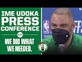 2022 NBA Playoffs: Celtics coach Ime Udoka speaks after taking 2-0 lead over Nets | CBS Sports HQ