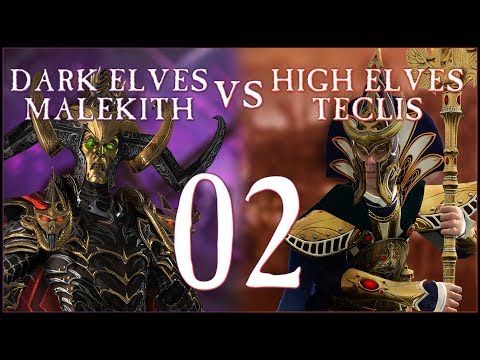 THE FIRST VETO - Malekith vs Teclis (Head to Head) - Total War: WARHAMMER II - Ep.02!