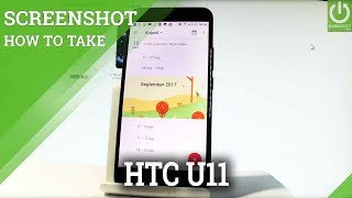 HTC U11 How To Take Screenshot / Capture Screen