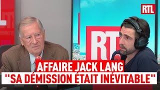Alain Duhamel : "Jack Lang ne vivait pas simplement sur l'argent public, aussi sur l'argent privé"