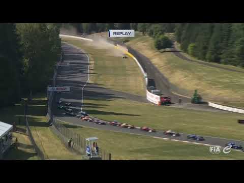 Formula E: Big crash of Nico Muller at 27G force #formulae #portland