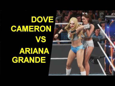 WWE 2K19 Dove Cameron vs Ariana Grande - Extreme Rules